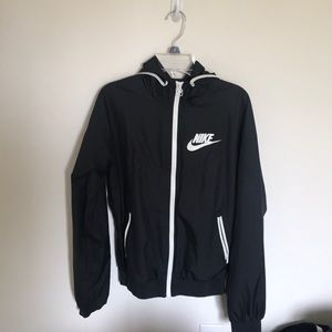 black nike windbreaker